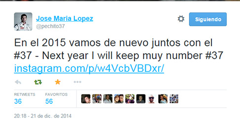 Jose Maria Pechito Lopez 37