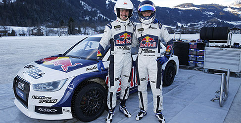 Mattias Ekstrom y Felix Neureuther