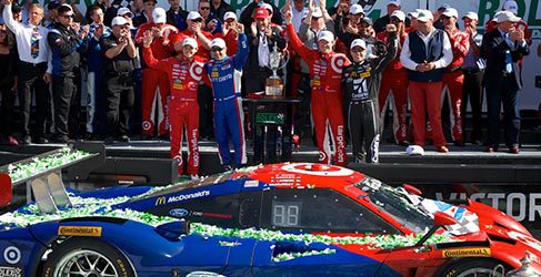 Daytona Podio de ganadores