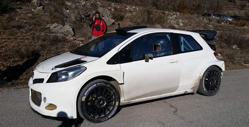 toyota yaris wrc test