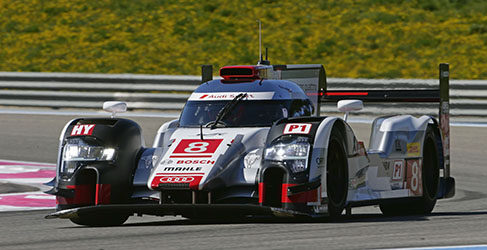 Loic Duval, Oliver Jarvis, Lucas Di Grassi