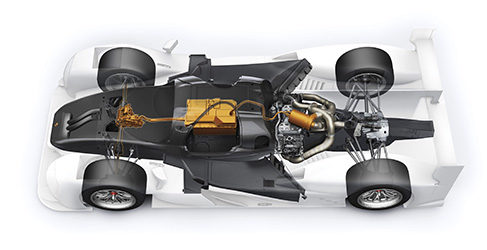 motor del Porsche 919 Hybrid 2015