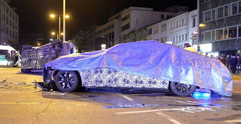 BMW Serie 7 accidente