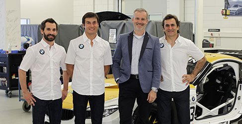Timo Glock, Bruno Spengler, Jens Marquardt, Alex Zanardi 2015