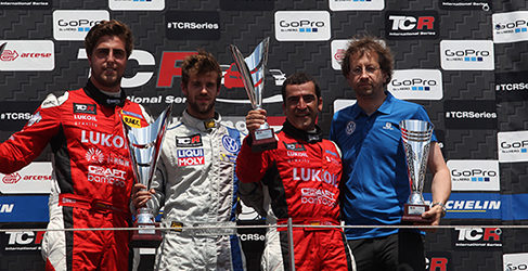 Pol Rosell, Jordi Gene y Pepe Oriola TCR Red Bull Ring 2015
