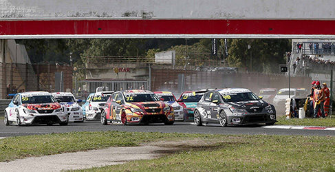 Borkovic lidera al peloton salida Pergusa ETCC 2015