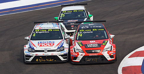Tomas Engstrom Stefano Comini Pepe Oriola TCR Series 2015