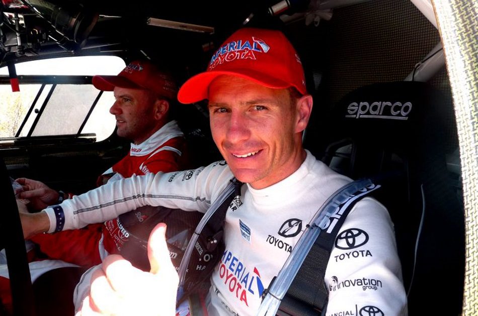 Poulter, fiel a Toyota en su tercer Dakar
