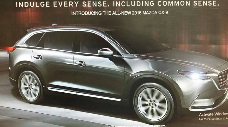 Frontal del nuevo CX-9