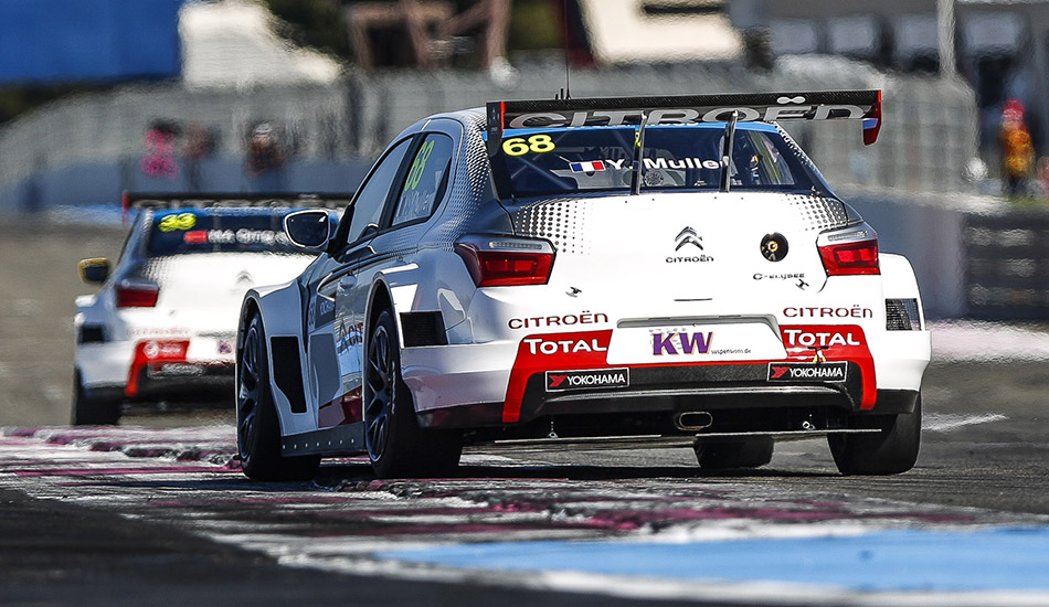 Yvan Muller en la carrera del WTCC en Paul Ricard este año