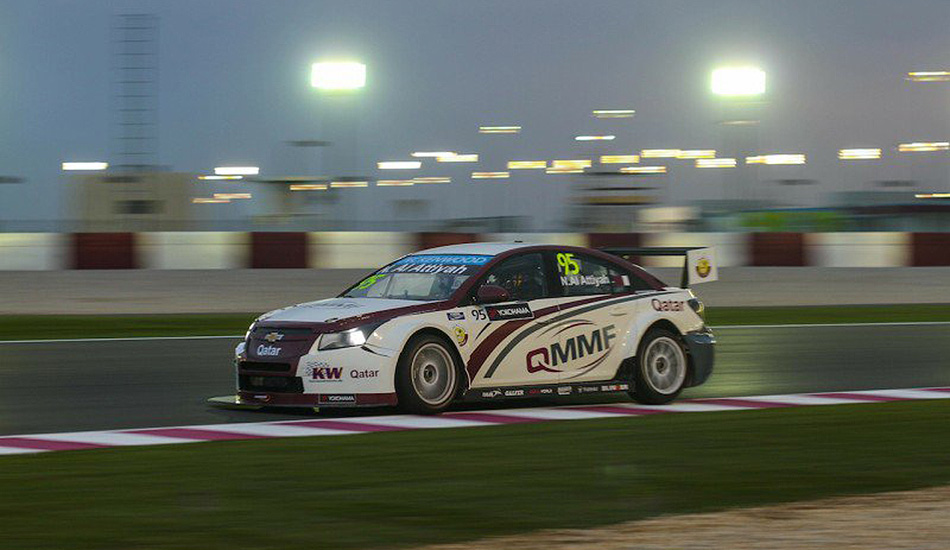 Nasser Al-Attiyah con el Chevrolet de Campos Racing en Losail