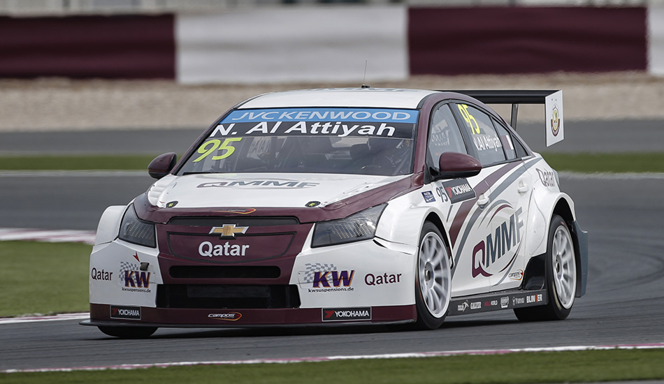 Nasser Al Attiyah con el Chevrolet de Campos Racing en Losail
