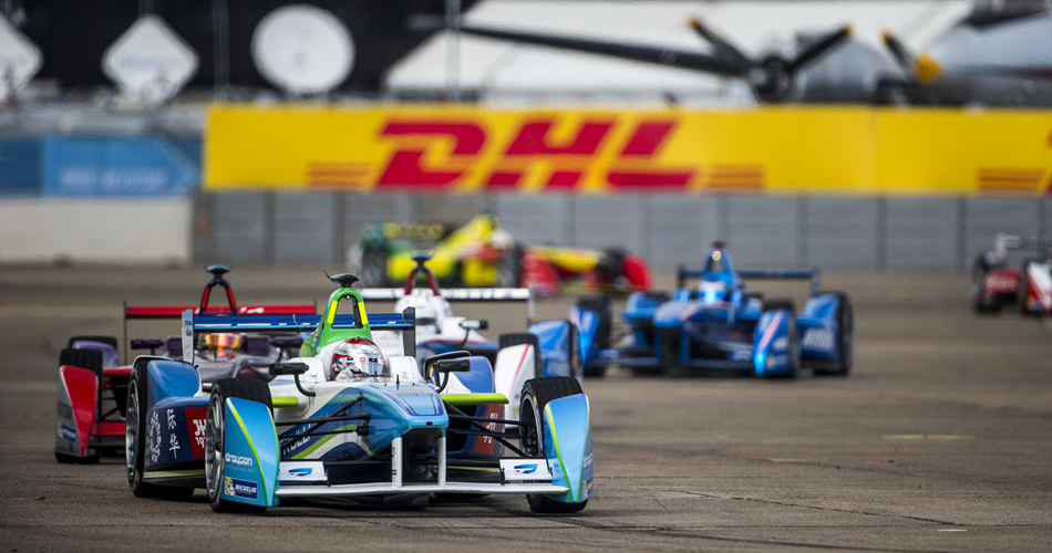 Uno de los monoplazas del equipo Trulli Team durante el pasado Berlín ePrix.