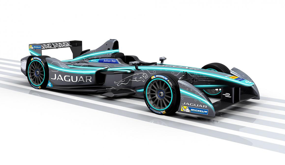 Prototipo de Jaguar para la Fórmula E.