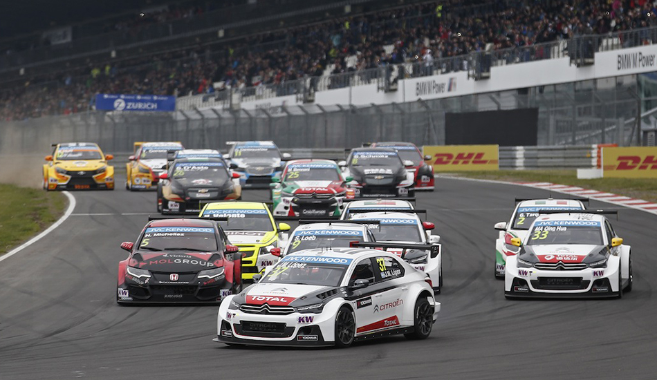 Carrera del WTCC en el Nürburgring Nordschleife en 2015.