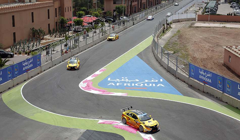 Rob Huff en el circuito Moulay El Hassan este año.