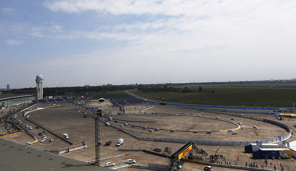 Circuito en el aeropuerto de Berlín Tempelhof.