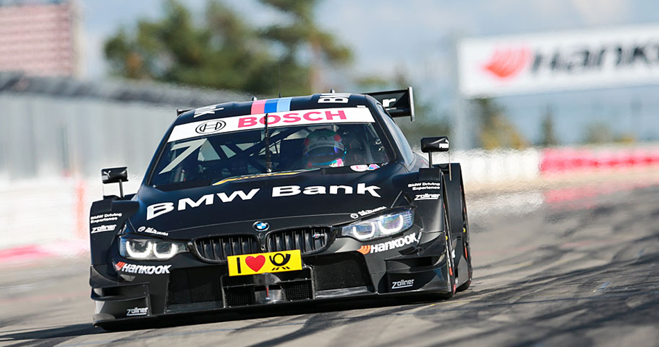 Spengler en su BMW durante el GP de Nürburgring.