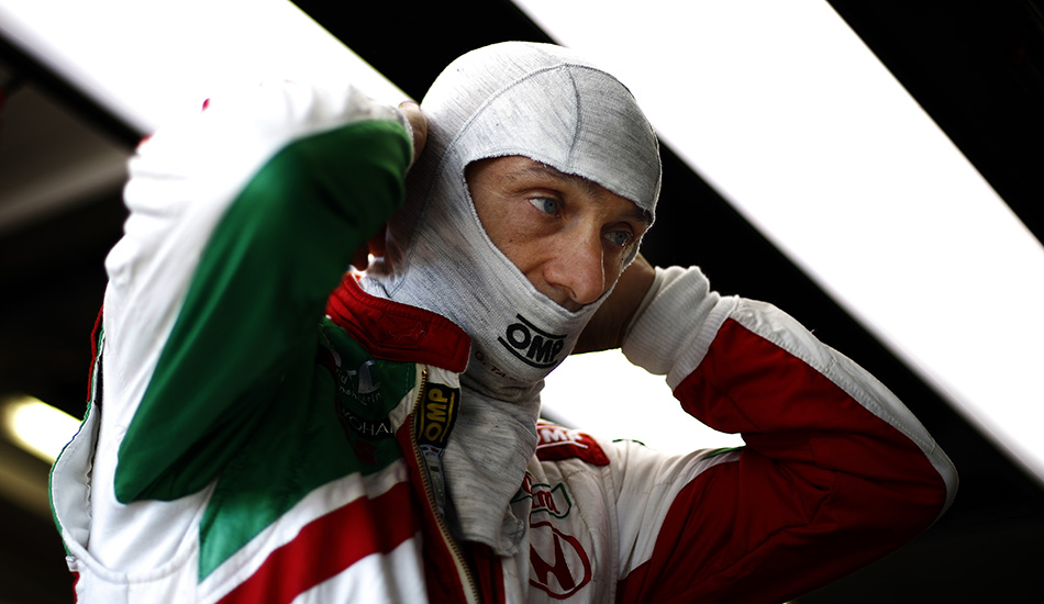 Gabriele Tarquini, en el Moscow Raceway este año