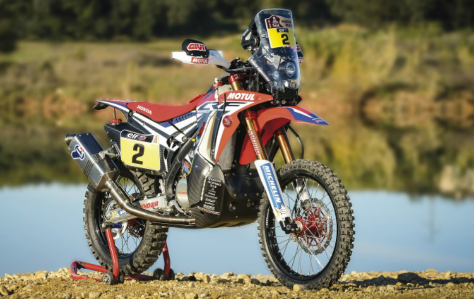 La CRF450 Rally para el Dakar 2016.
