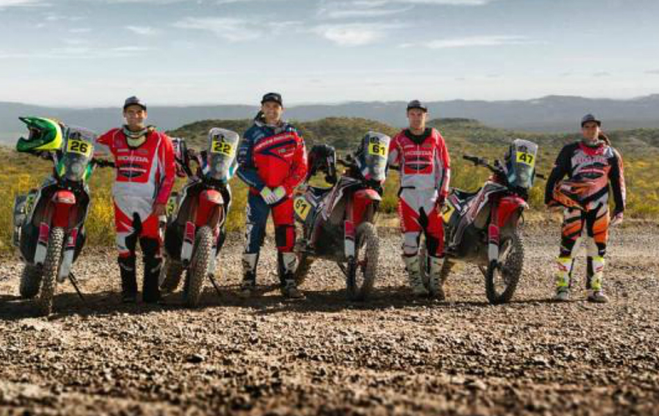 El HRC South America Team, al completo.