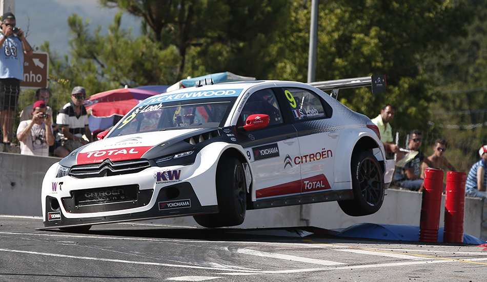 Sébastien Loeb en el trazado urbano de Vila Real