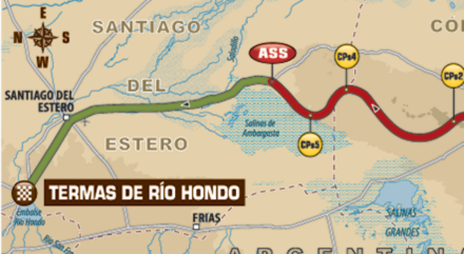 Mapa de la segunda etapa.