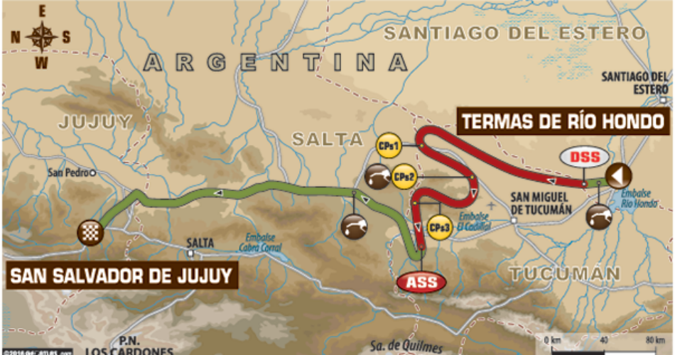 Mapa de la tercera etapa.