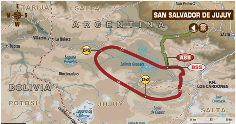 Mapa de la cuarta etapa.