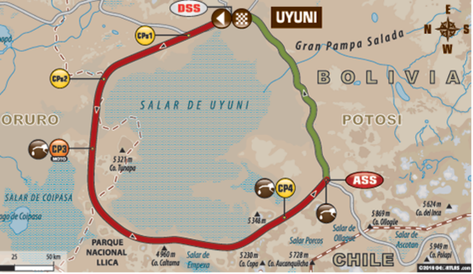 Mapa de la etapa 6.