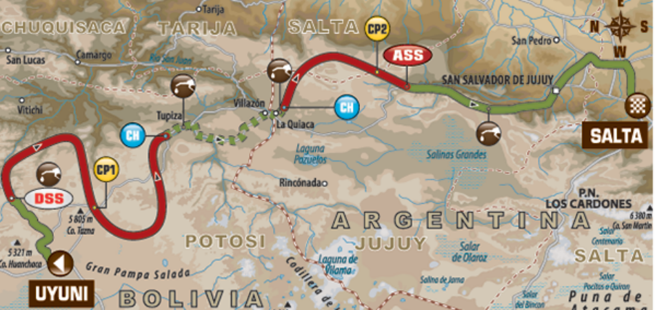 Mapa de la etapa 7.