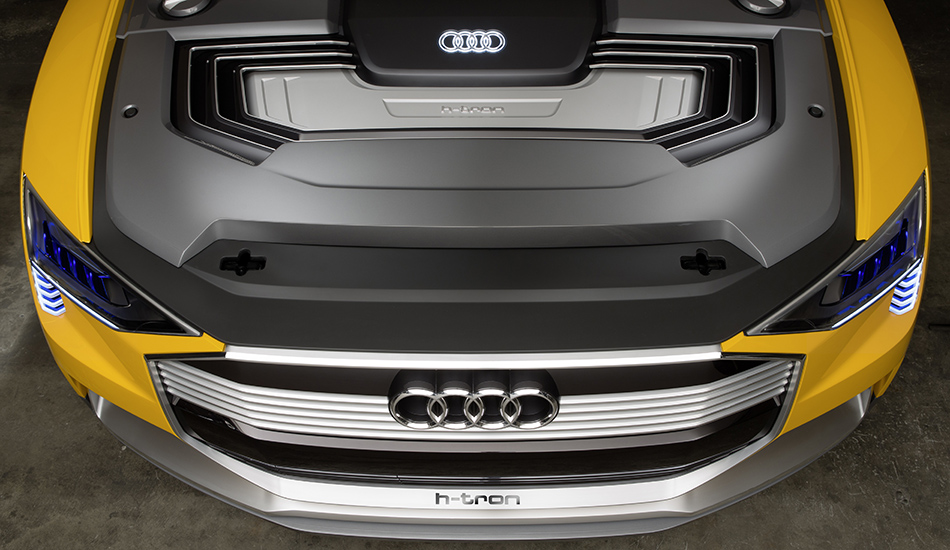 Pila de hidrógeno del Audi h-tron quattro concept
