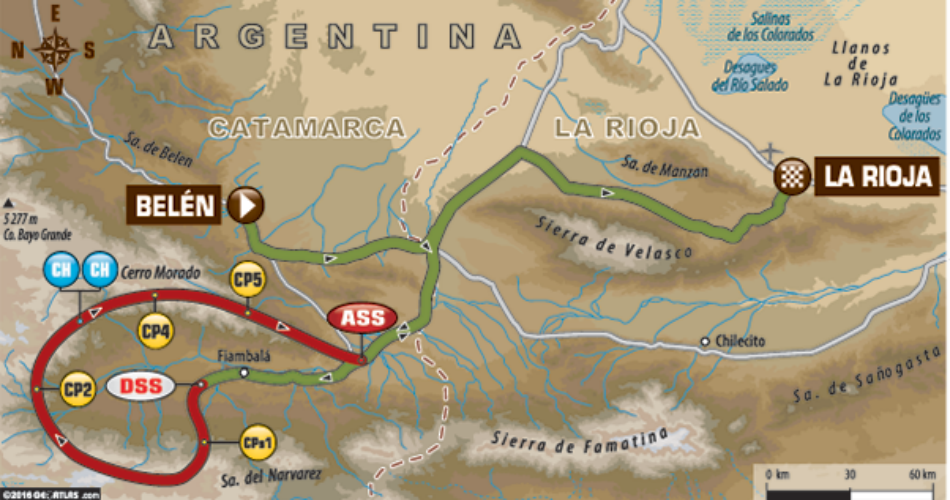 Mapa de la décima etapa