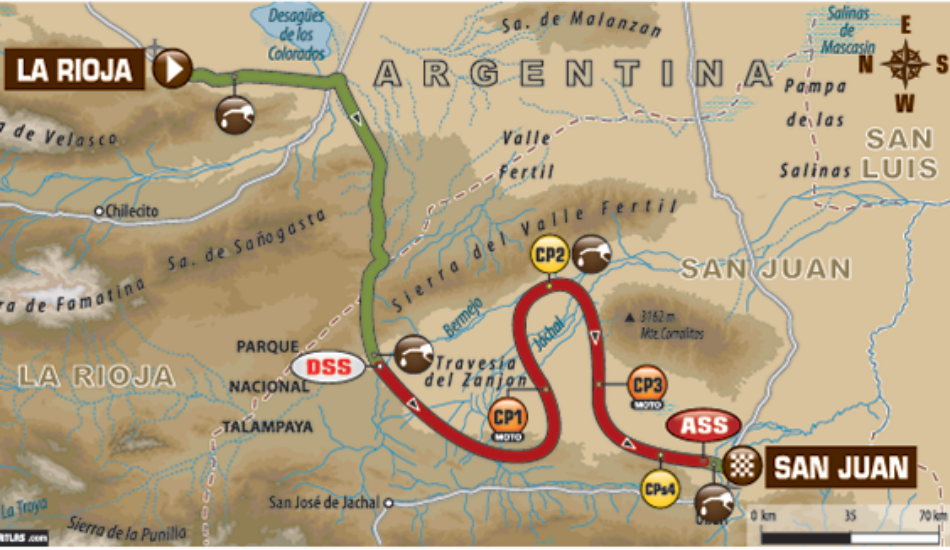 Mapa de la etapa 11.