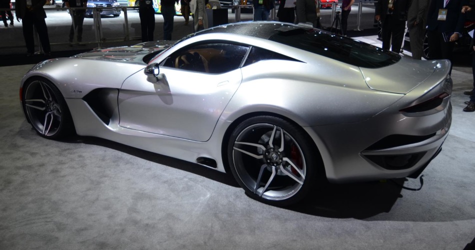 El brutal VLF Force 1 en su stand en Detroit 2016