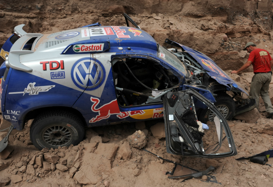 Accidente de Sainz en 2009.