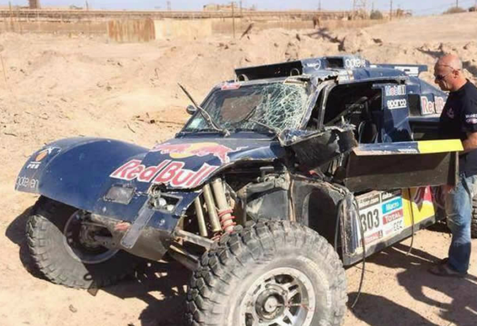 El accidente de Sainz en 2014.