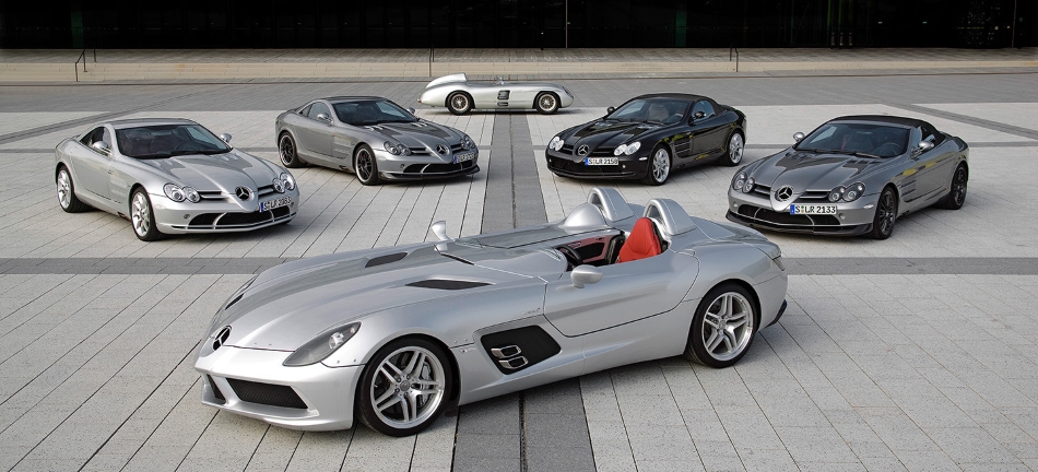 La saga SLR reunida en una única foto, incluyendo al 300 SLR