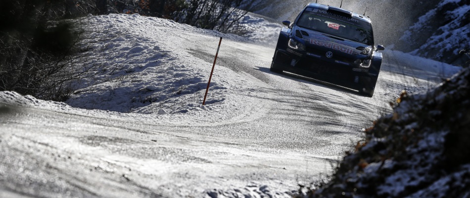 Volskwagen Polo R WRC durante el Montecarlo 2015