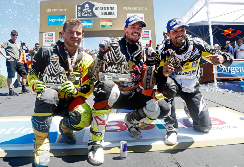 Podio con Price, Svitko y Quintanilla