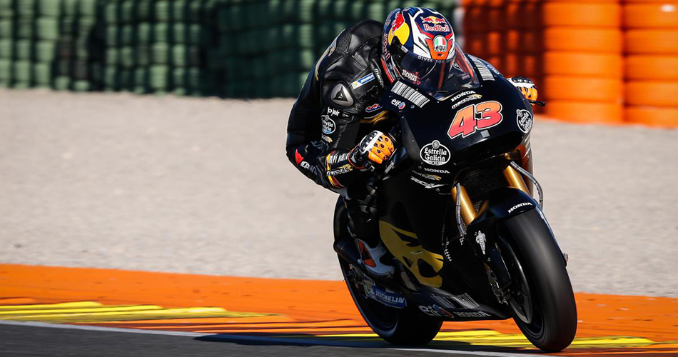 Jack Miller rodando con su nueva Honda