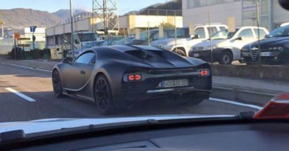 Prototipo de un Bugatti Chiron