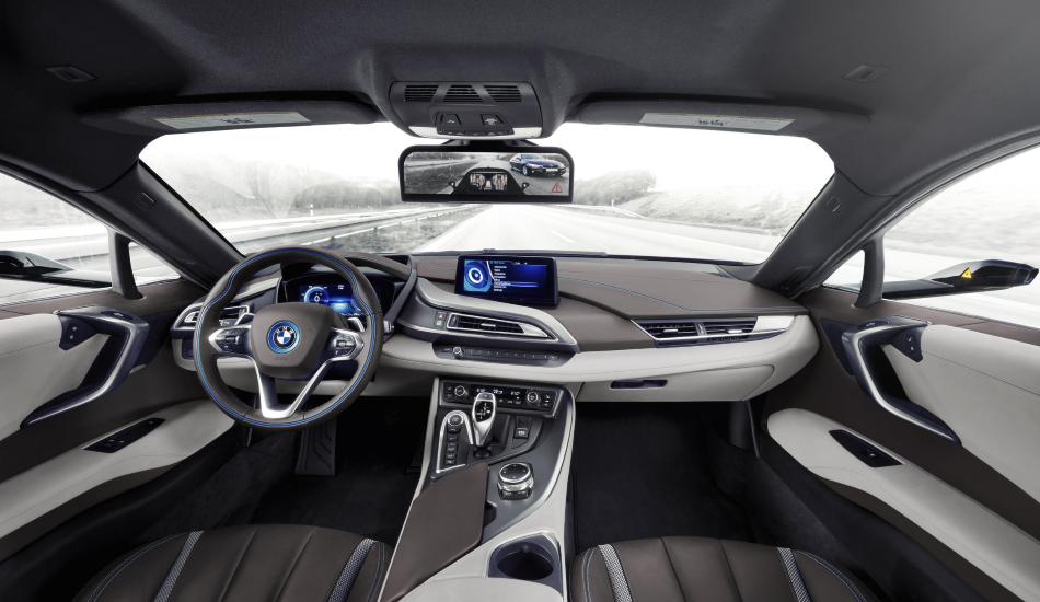 Interior del BMW i8 Mirrorless
