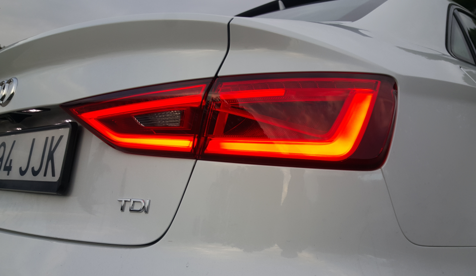 Faro Full LED trasero del Audi A3 Sedán