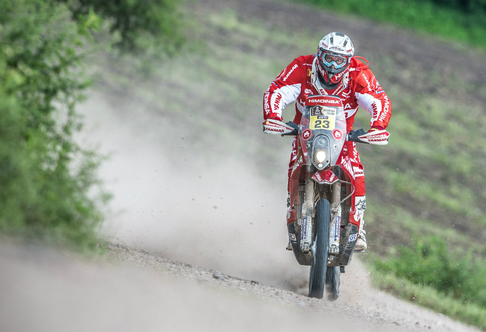 Gerard Farrés durante el Dakar 2016