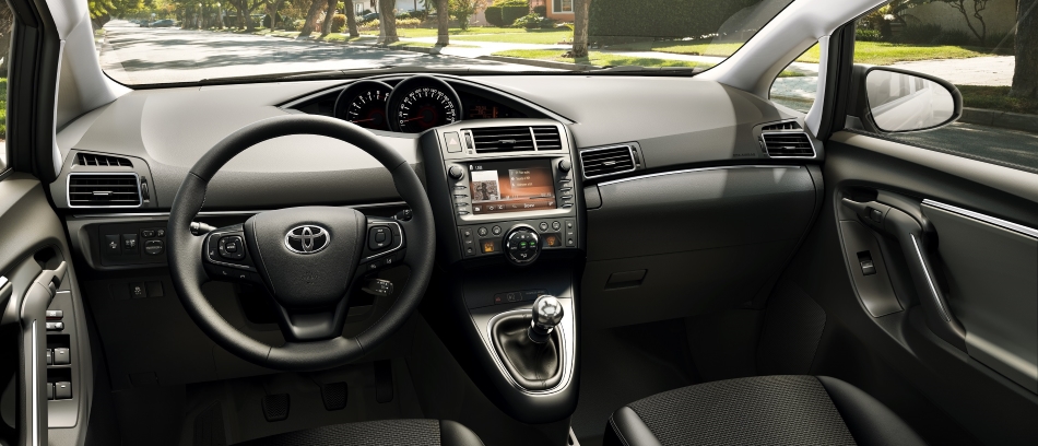 Interior del Toyota Verso