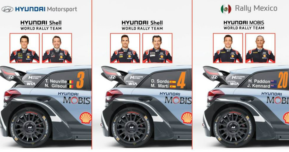 Alineación de Hyundai para México.