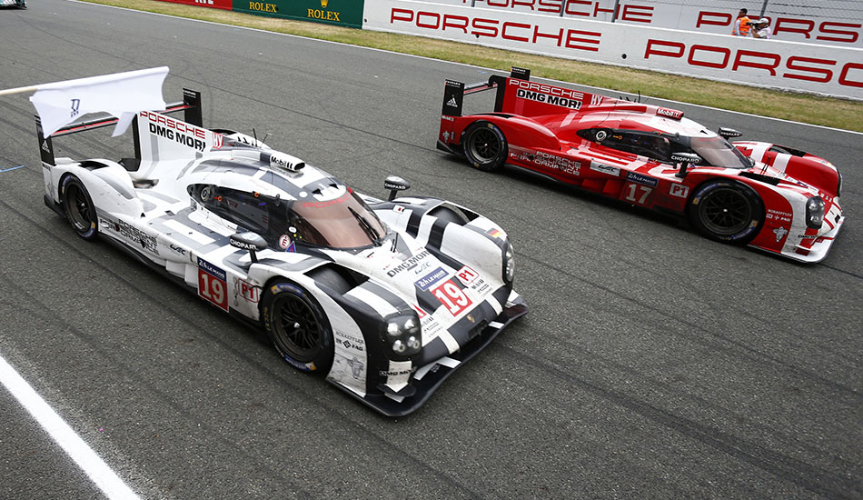 El Porsche 919 Hybrid de Nico Hulkenberg, Earl Bamber y Nick Tandy gana las 24 Horas de Le Mans en 2015