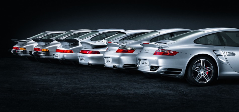 Línea completa del Porsche 911 Turbo