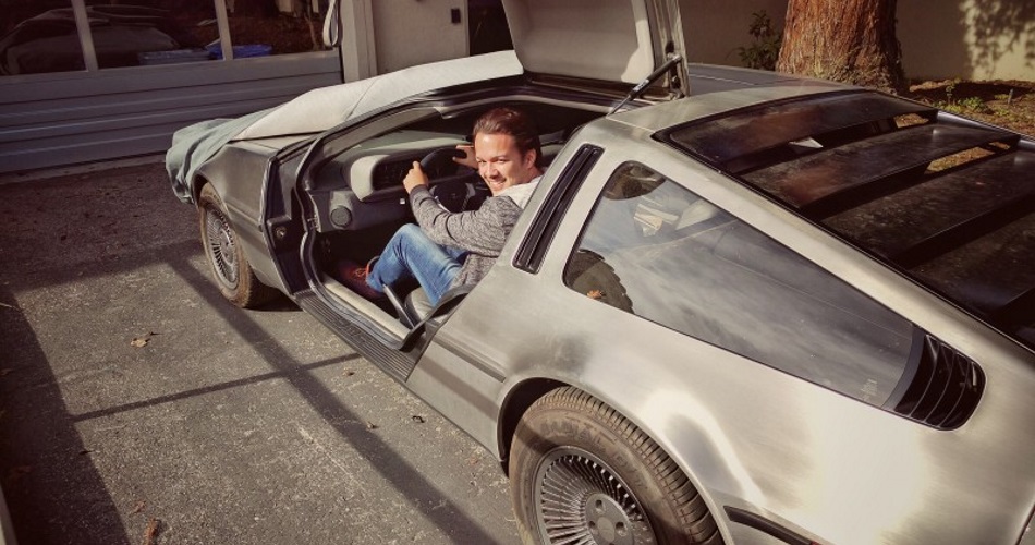 DeLorean DMC-12 en el campus de Google
